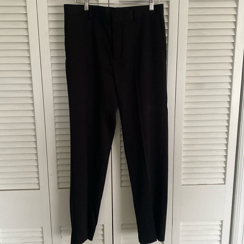 JF J. Ferrar Black Dress Pants 34x32